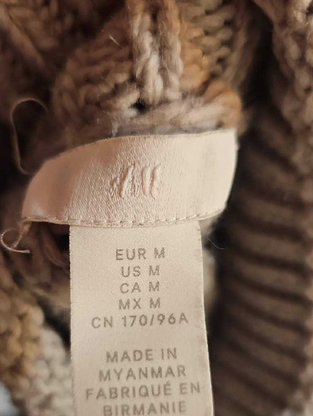 H&M Chunky Turtleneck Sweater in Light Gray - Picture 2 of 4